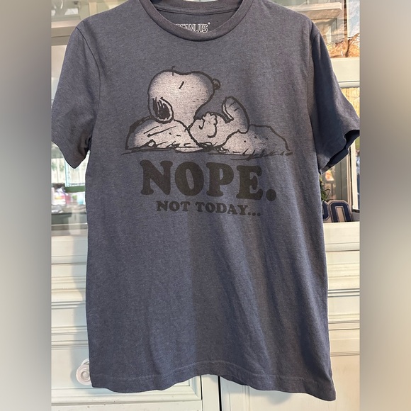 Peanuts Dark Gray Graphic Tee - Picture 1 of 4
